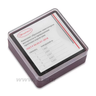 Образцы-имитаторы вогнутости и выпуклости корня сварного шва