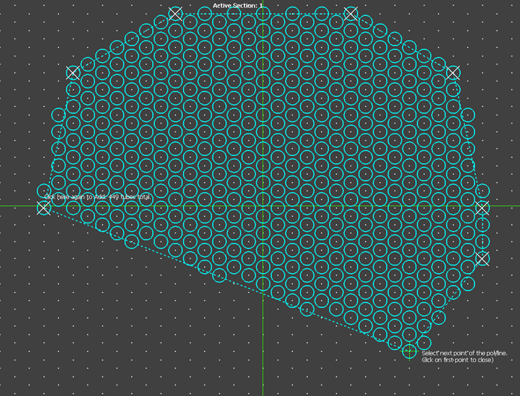 Режим сетки в TubePro 6 для создания трубных решеток