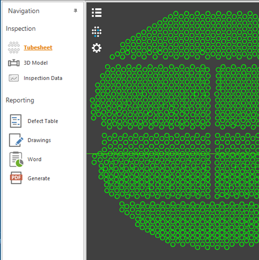 Новая панель навигации TubePro 6, разделенная на Контроль и Отчетность